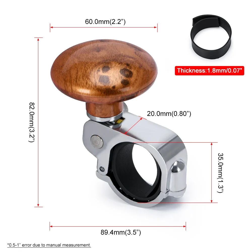 Perilla Volante Eléctrico Spinner PQY-PDG10 Agarre Giratorio Coche - imagen 3