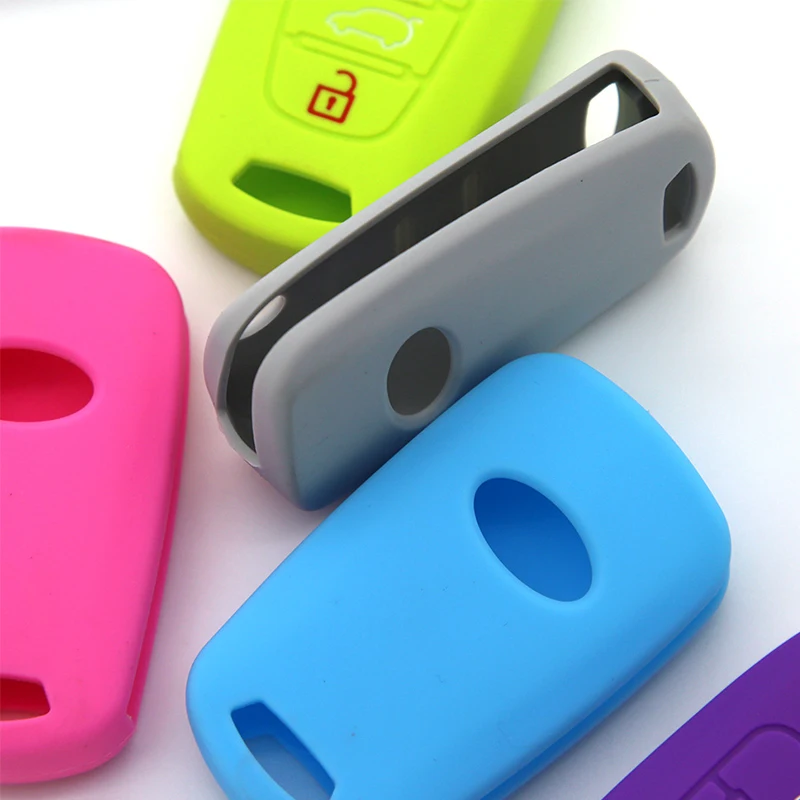 Funda silicona llave coche Kia K5 Sportage Rio Hyundai i20 i30 i35 - imagen 4
