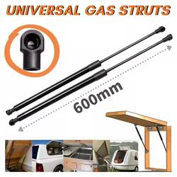 Resortes de Gas 150N 600mm Universales para Capó, Caravana y Barco