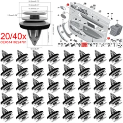 Clips de fijación panel de puerta BMW 51418224781 – E36/E46/E90