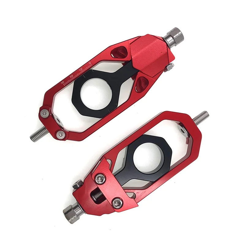 Reguladores de cadena trasera rojos para Yamaha TMAX 530/560 - imagen 2