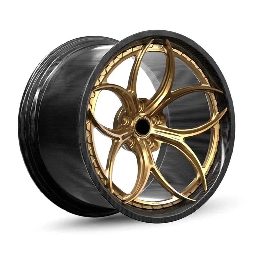 Llantas de carbono forjadas con bloqueo central para Porsche 911 991 - imagen 4