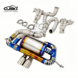 Silenciador de titanio y colector S-tube para Lotus Evora GT410 3.5T