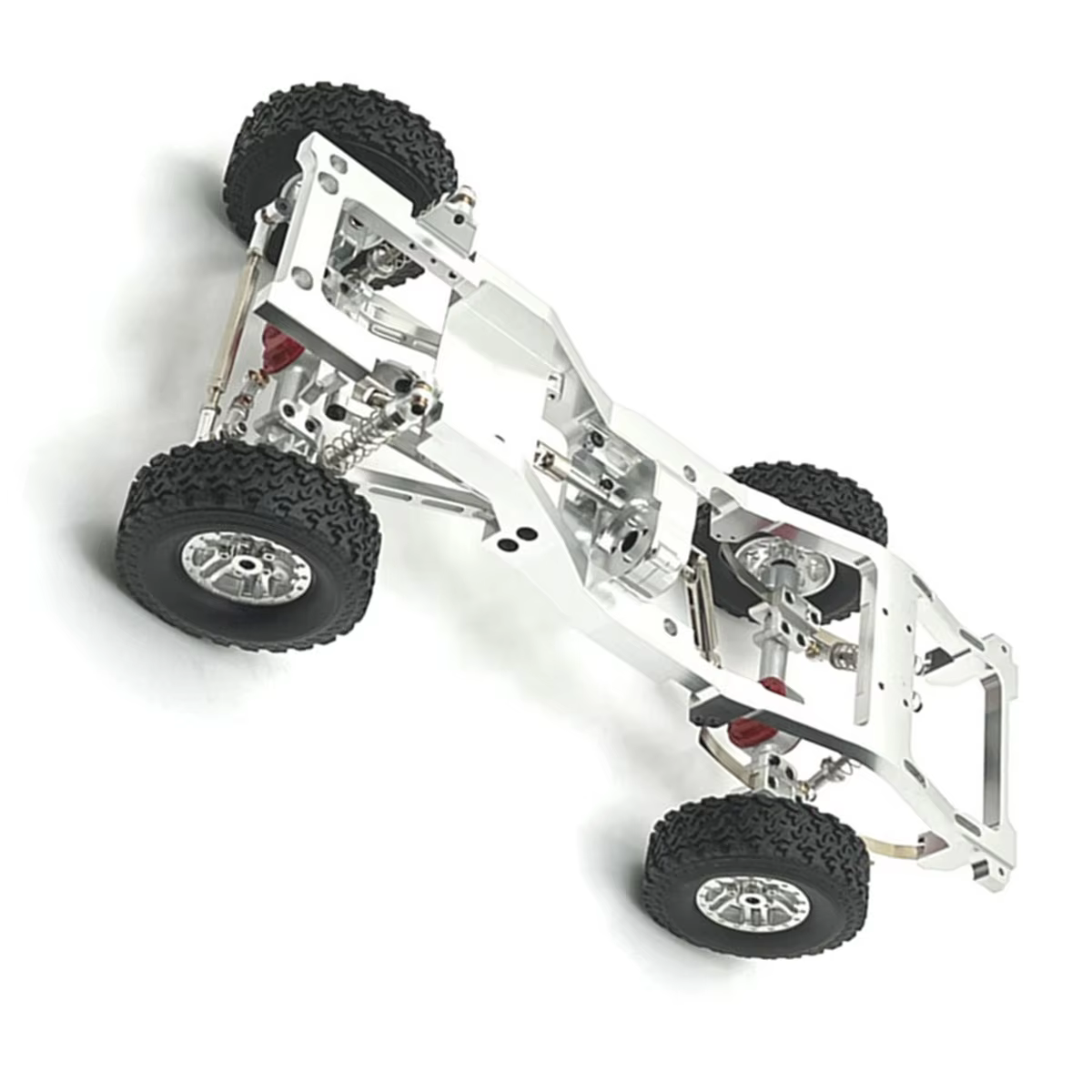 Kit chasis metálico MN82 LC79 – Carframe plateado 1/12 - imagen 3