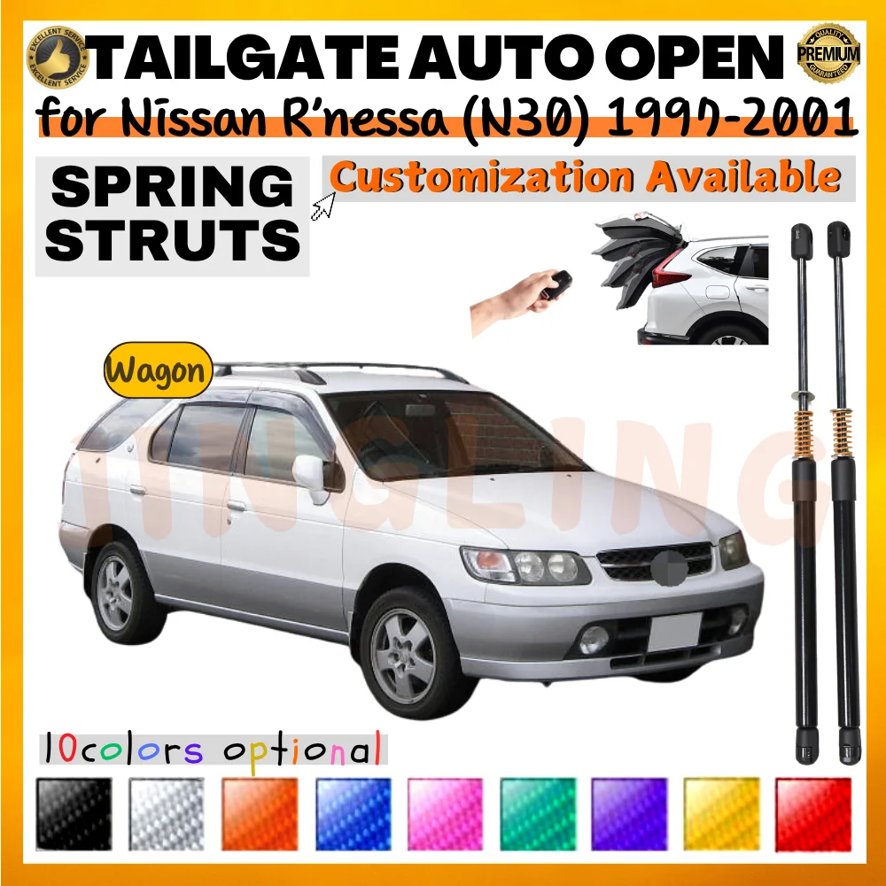 Puntales maletero con resorte Nissan R'nessa (N30) familiar 1997-2001