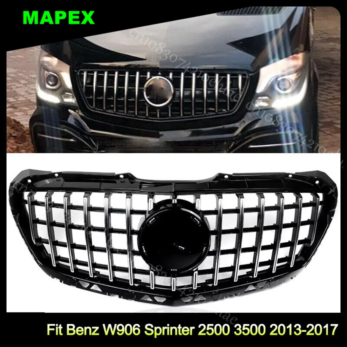 Rejilla delantera GT para Mercedes Benz W906 Sprinter