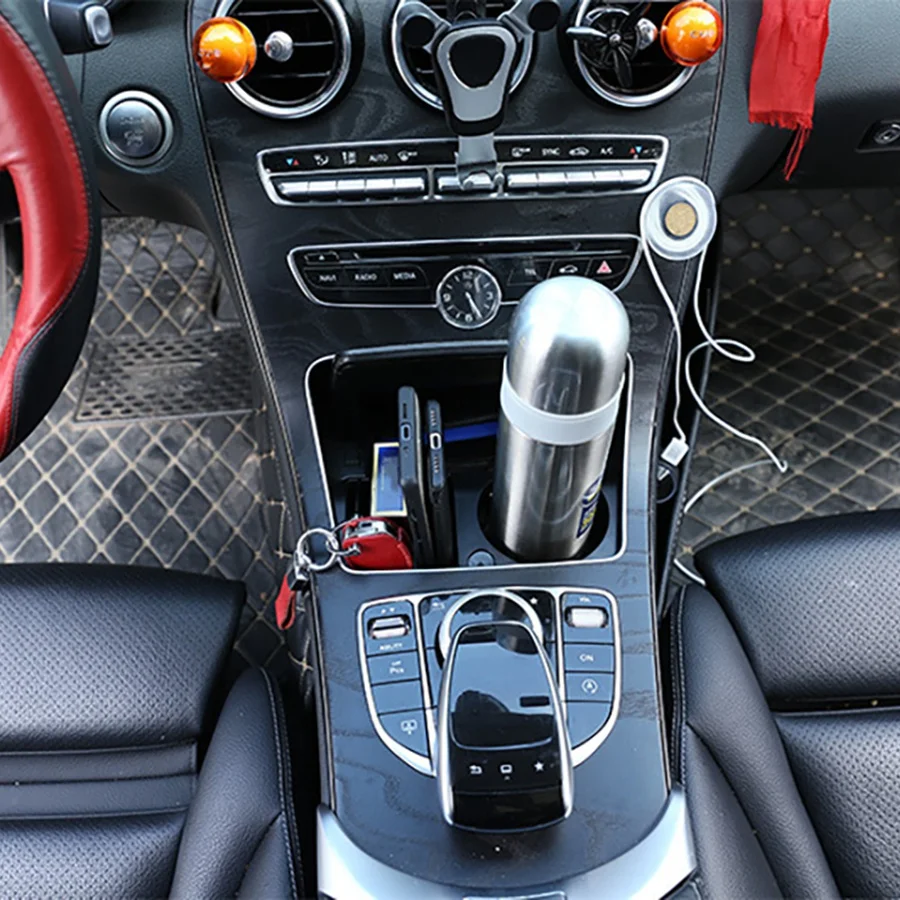 Portavasos consola central Mercedes Clase C W205 E W213 GLC X253 - imagen 5