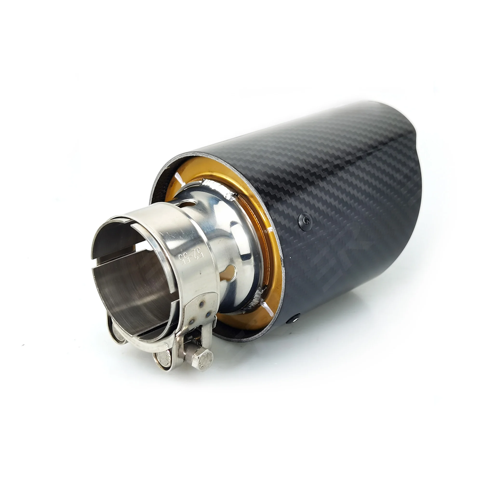 Silenciador Escape Fibra Carbono Inoxidable Universal - imagen 5
