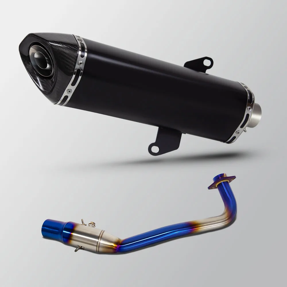 Para Honda FORZA350 NSS350 FORZA 350 2021-2024 sistema completo de escape de motocicleta colector de enlace frontal conectar con silenciador DB Killer - imagen 2