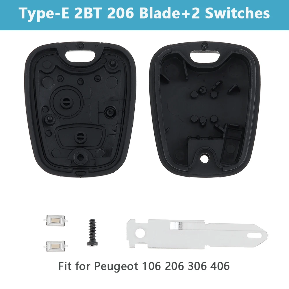 Carcasa llave remota con hoja Citroën C1 y Peugeot 307 - imagen 5