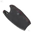 Black with red line