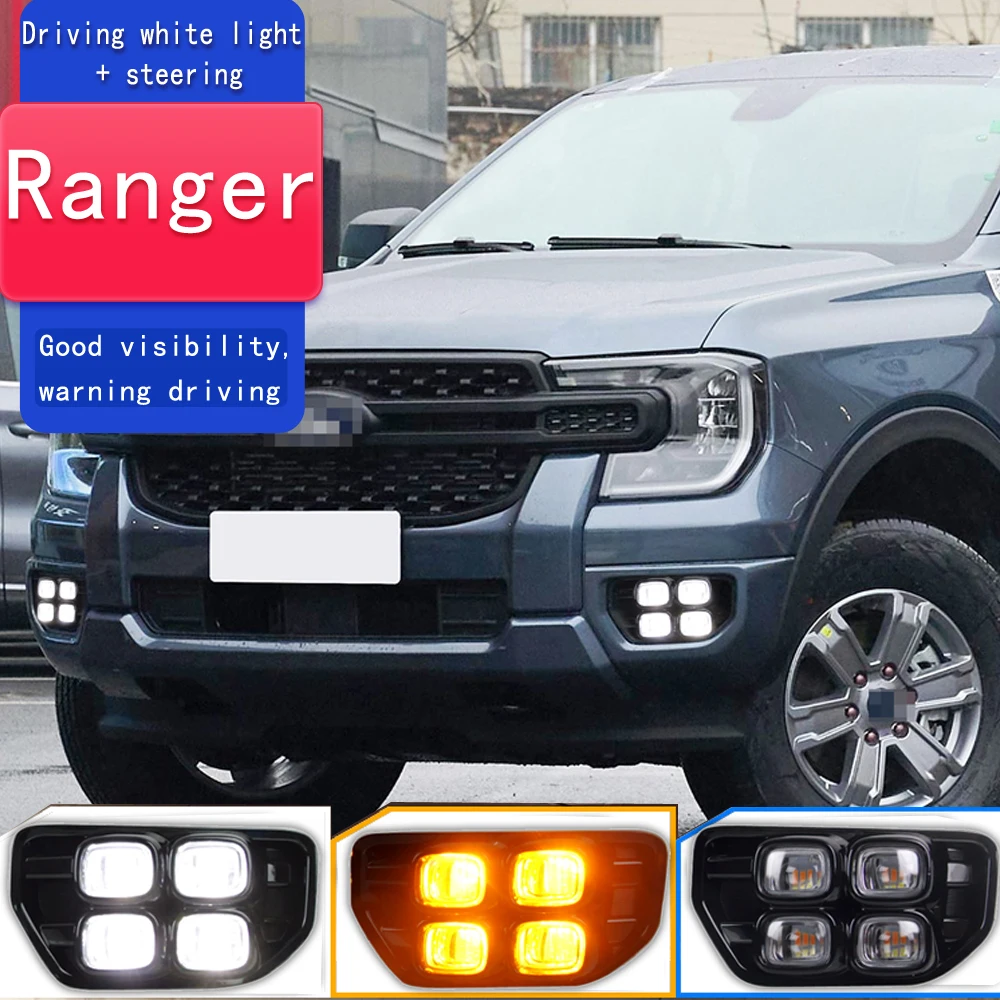 Luz diurna LED con intermitente para Ford Ranger 2023 - imagen 5