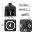3 Position Black