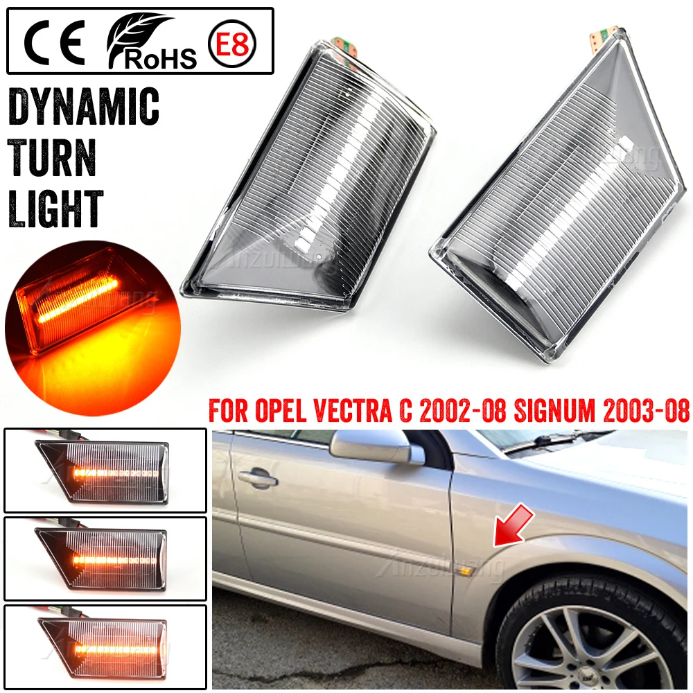 Intermitente LED secuencial Opel Vectra C Signum 2002-2008