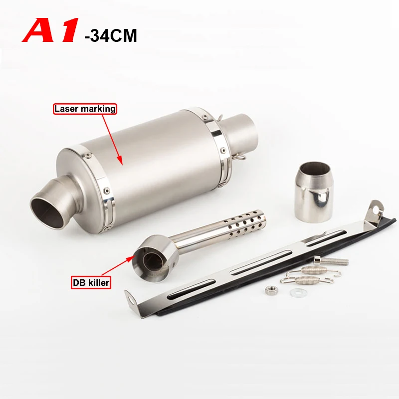 Silenciador de escape universal para PCX125 NMAX155 Z900 TMAX530 - imagen 4