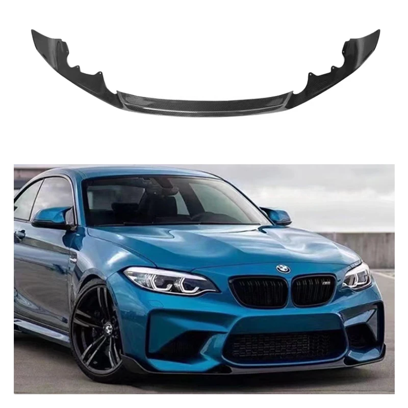 OEM labio parachoques delantero fibra de carbono para BMW M2 F87 - imagen 3
