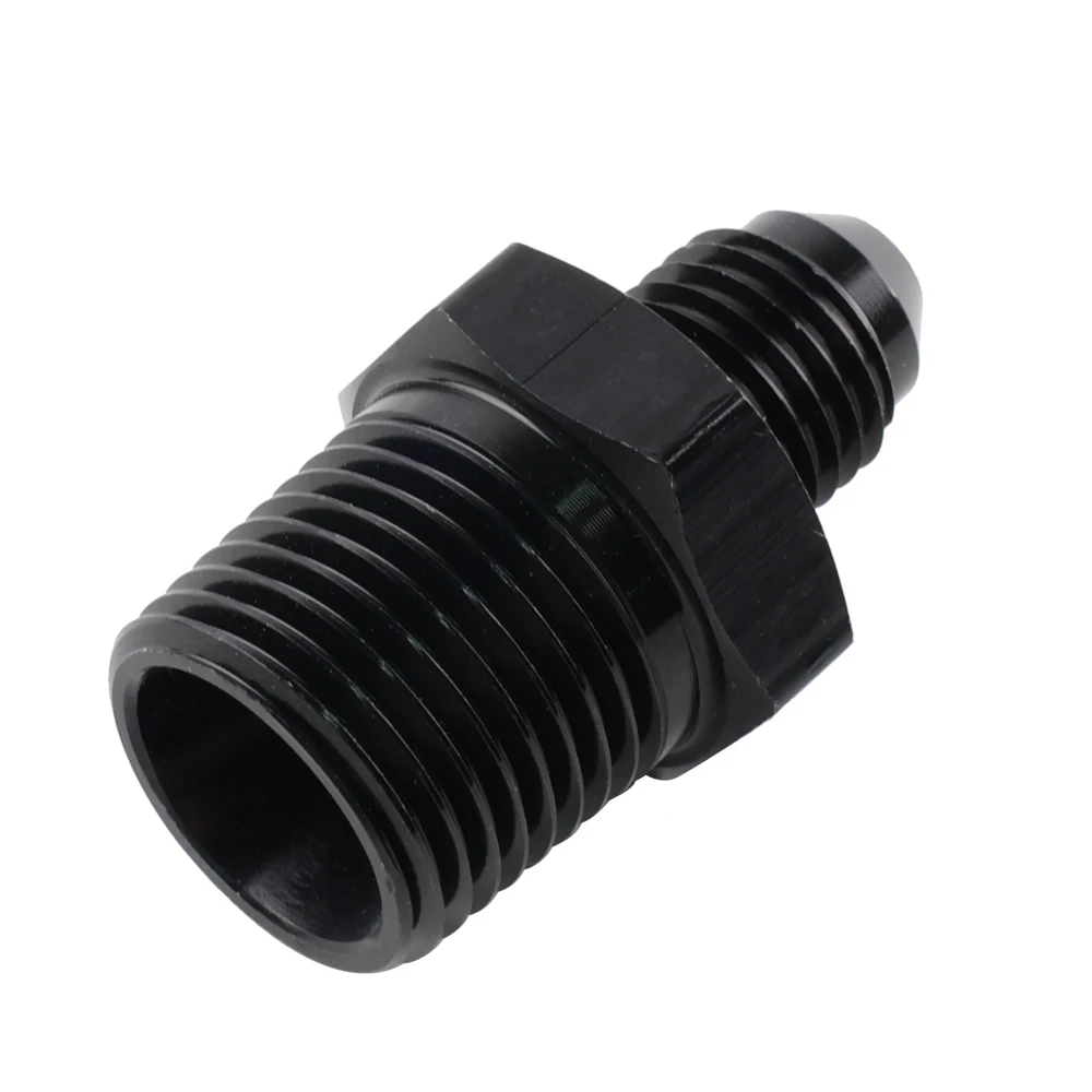 Racor recto de aluminio macho AN a NPT para manguera - imagen 3