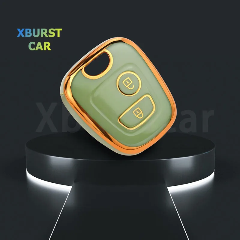 Funda TPU para llave de 2 botones Peugeot 206/207 y Citroën C3