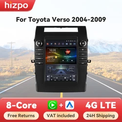 Hizpo Autoradio Android con Carplay GPS Toyota Verso Corolla 2004-2009
