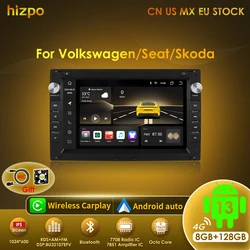 Autoradio Android 7" Hizpo Carplay – VW Passat Jetta Polo