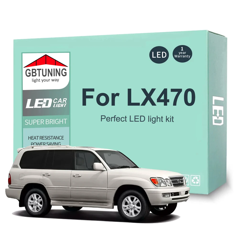 Kit bombillas LED interior Canbus Lexus LX 470 1998-2007