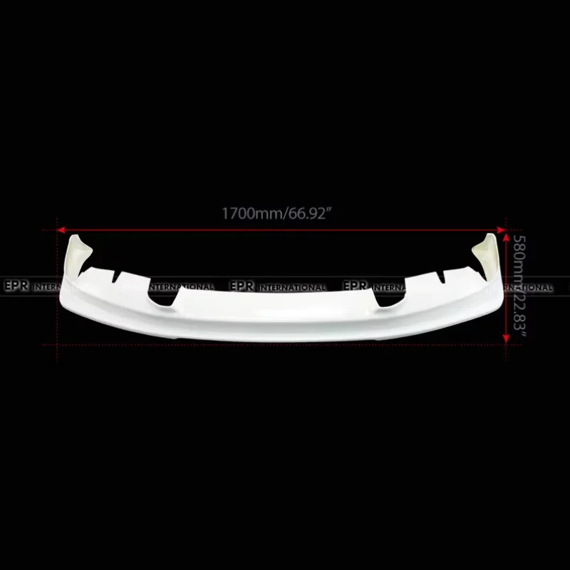 Labio delantero HSM en fibra de carbono – Nissan Skyline R34 GTT - imagen 5