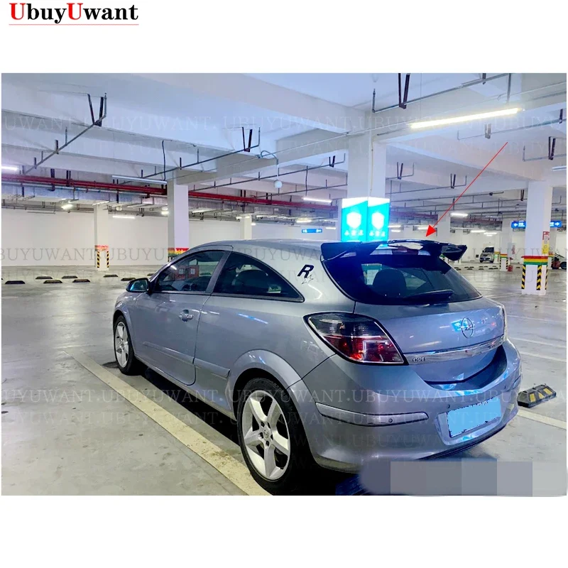 Para OPEL / VAUXHALL ASTRA H Spoiler Material ABS alerón trasero de coche Primer Color alerón trasero 2004 - 2011 accesorios de coche - imagen 2