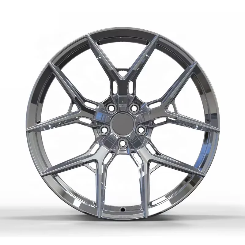 Llantas forjadas monobloque negras 18-20" 5x108/114.3/120 offset 35 - imagen 4