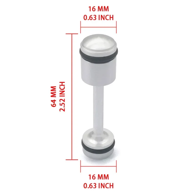 Desviador de aceite aluminio Barbell para motores GM LS - imagen 3