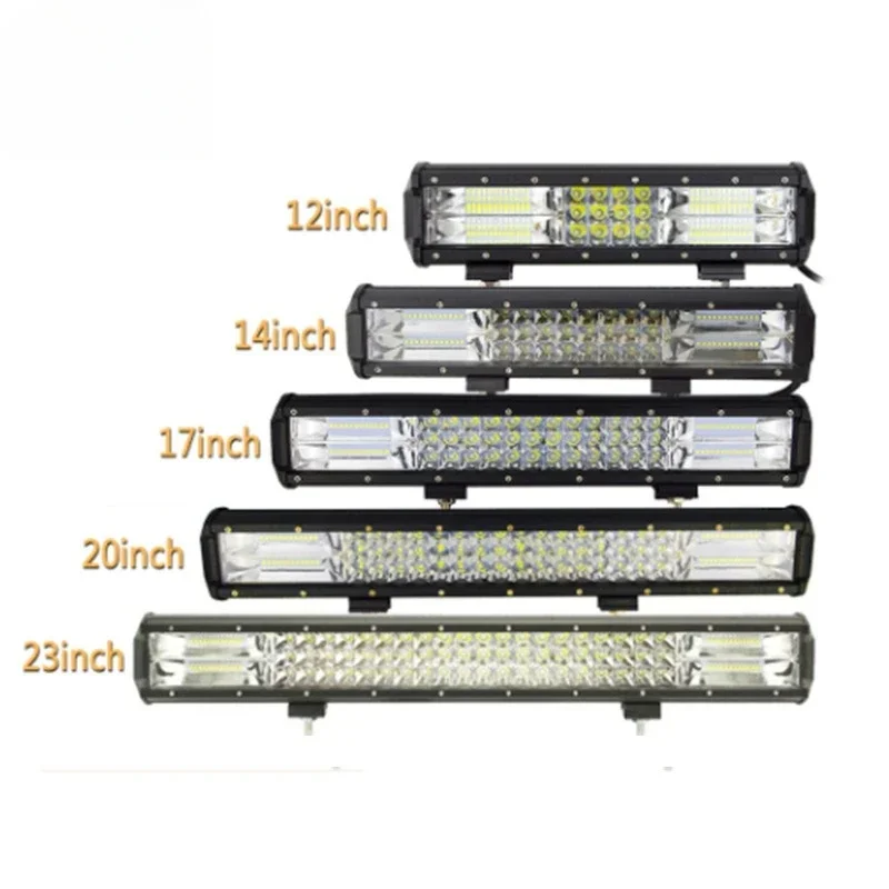 Barra LED de tres filas para techo de todoterreno y camión - imagen 2