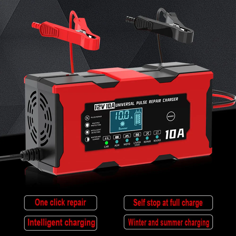 Cargador de batería inteligente con pantalla LCD - imagen 3