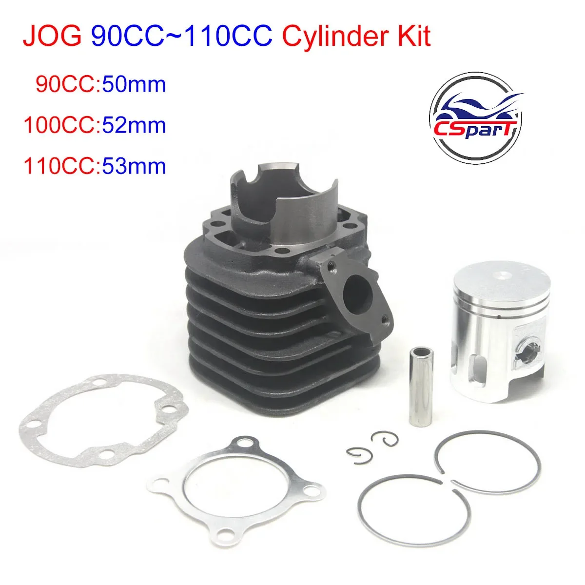 Kit Cilindro Tuning 50-53mm Yamaha JOG 90CC 100CC Scooter