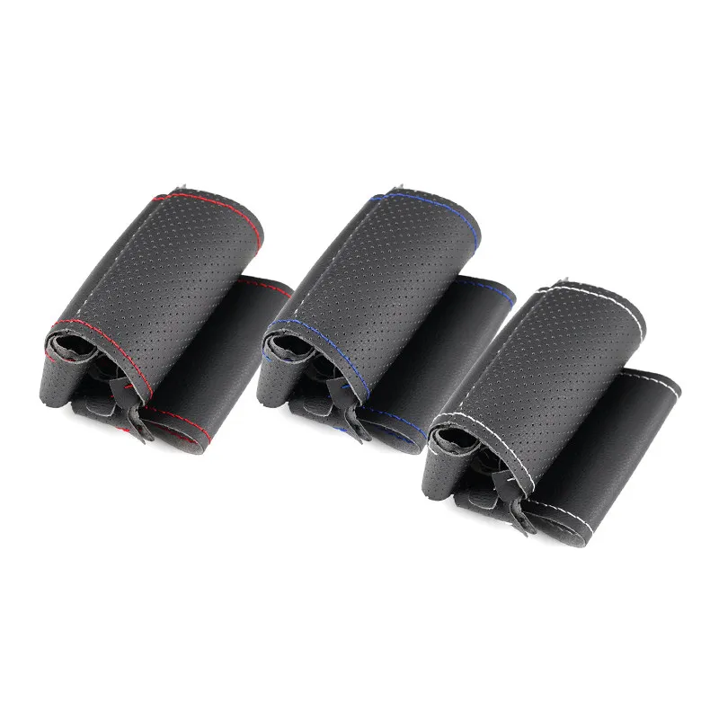 Trenzas en el volante para Kia Sportage 3 2011-2017 para KIA Ceed 2010 cubierta de cuero para volante Interior de coche cosida a mano - imagen 2