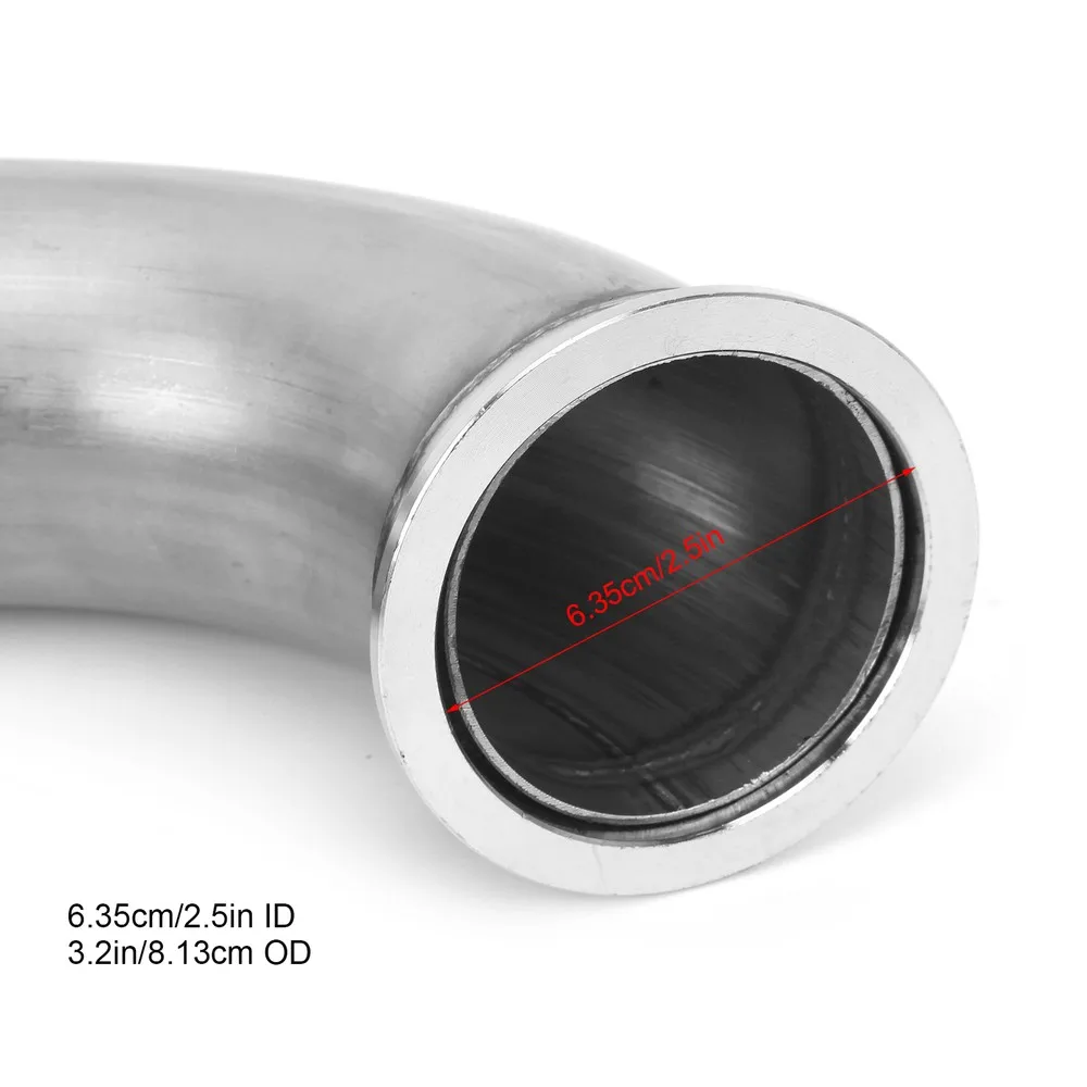 Brida de banda en V inoxidable 63 mm para tubo de escape turbo Garrett - imagen 4
