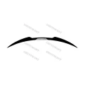 middle  glossy black