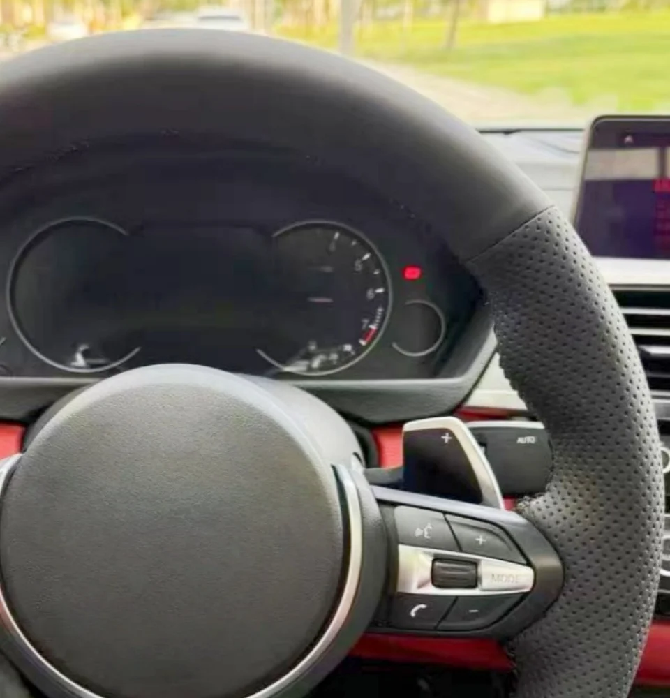 Cubierta trenzada para volante BMW M Sport F10 – Suave y personalizada - imagen 2