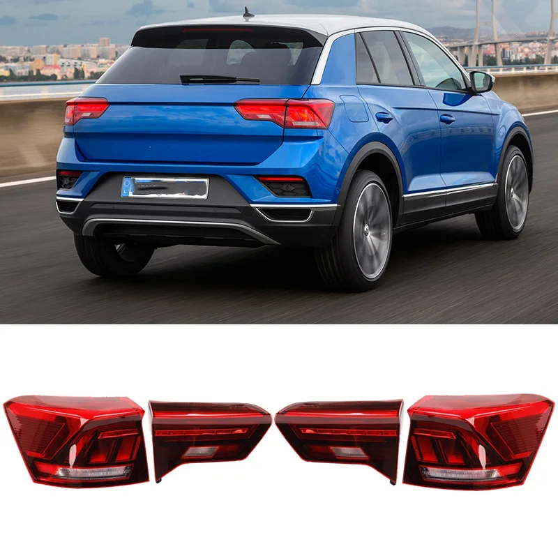 Juego de pilotos traseros LED para Volkswagen T-Roc 2018-2021