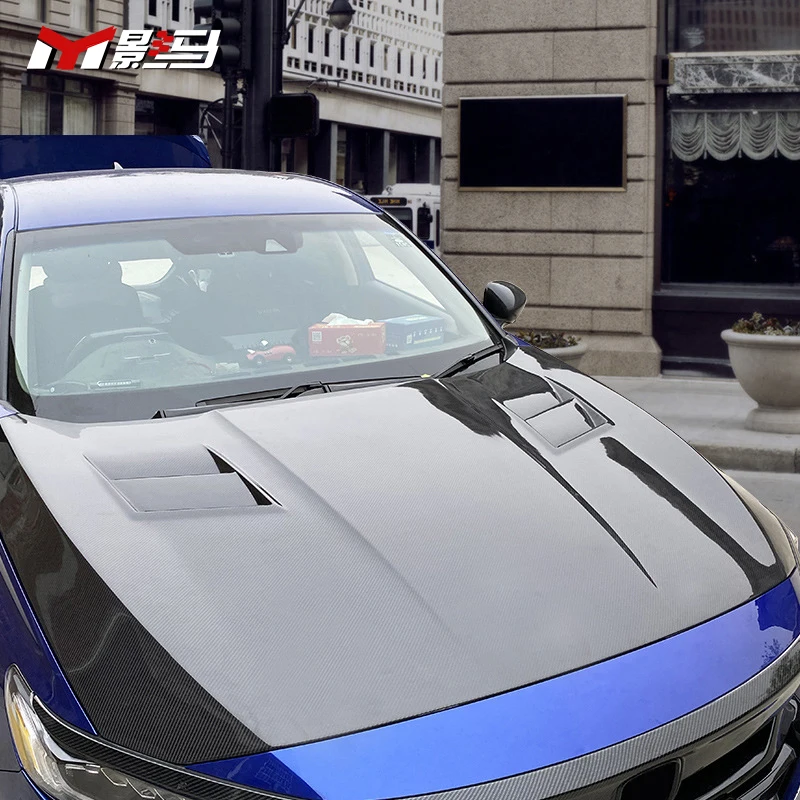 Capó motor fibra de carbono para Honda Accord 10ª generación – Tuning - imagen 4