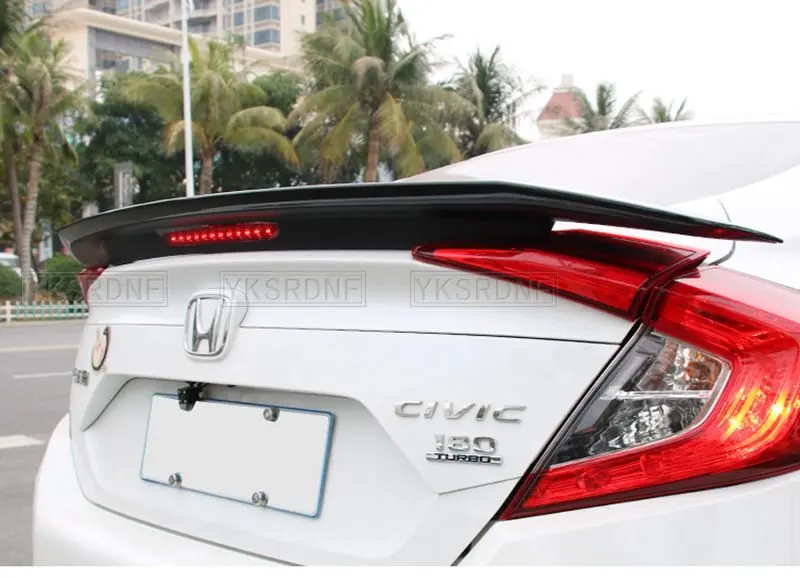 Alerón trasero Honda Civic RS 2016 sin pintar - imagen 2
