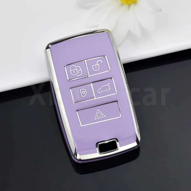Funda protectora con botones en relieve para llave de coche