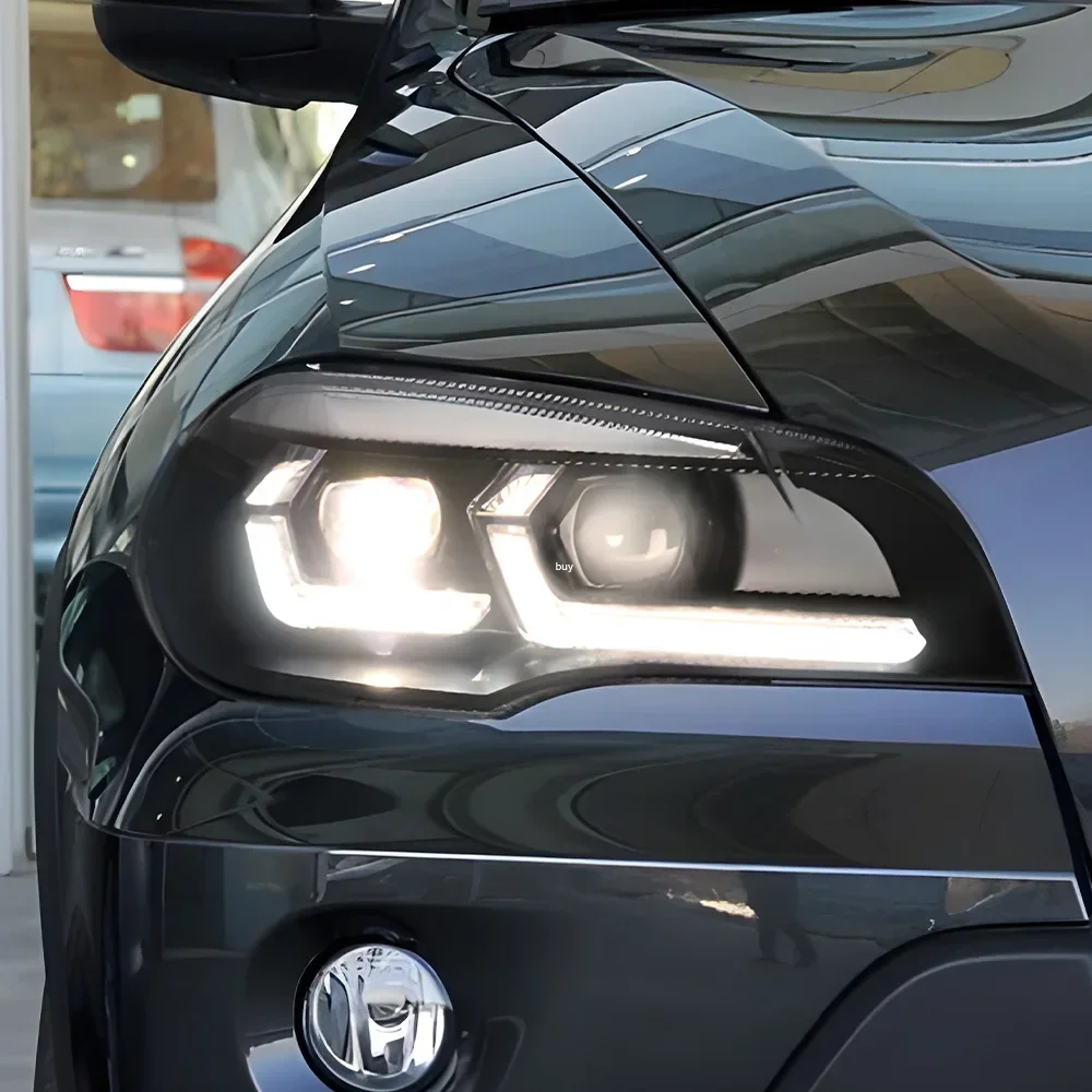 Faros LED con luz diurna para BMW X5 E70 (2007-2013) - imagen 5