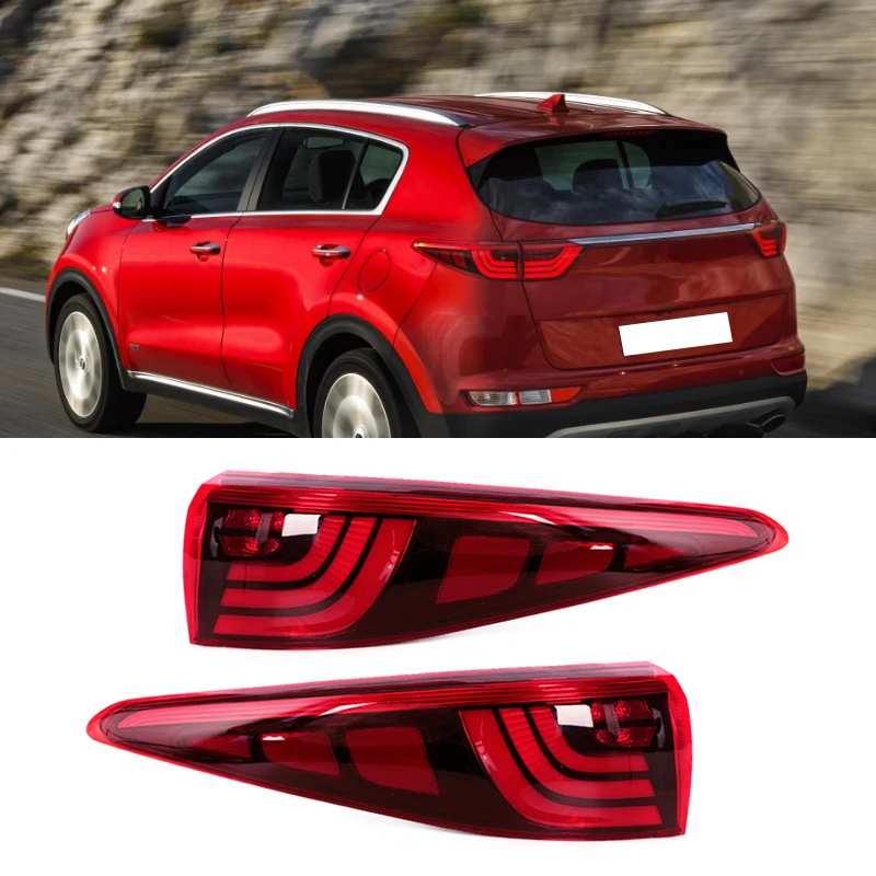 Pilotos traseros LED KIA Sportage KX5 2016-2018 con intermitentes