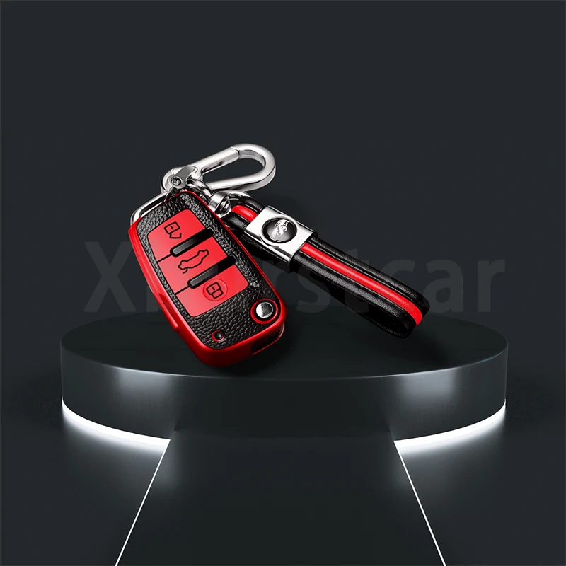 Funda TPU efecto cuero para llave Audi – A4 B7, A6 C6 y A3 8P - imagen 5