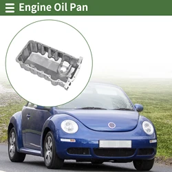 UXCELL 06A103603H Cárter de aceite para VW Beetle – aluminio plateado