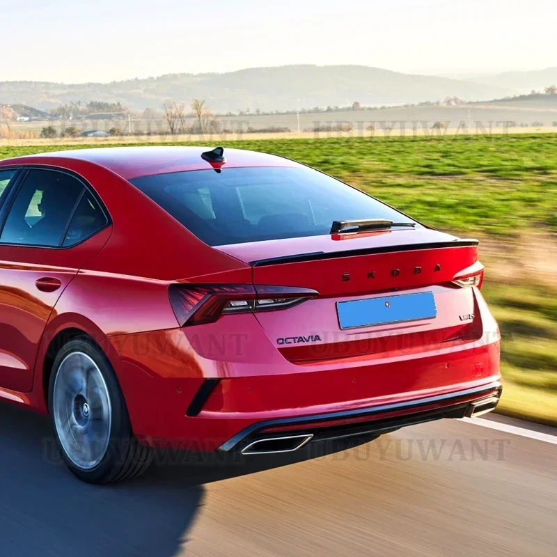 Tapa de maletero trasero estilo V, alerón de techo, ala trasera de coche ABS, accesorios de coche para Skoda Ovvia A8 NX TSI TDI Pro 2020-2025 - imagen 3