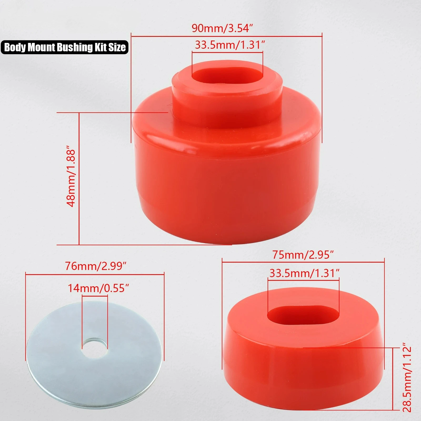 Kit de bujes Chevrolet Sierra 1500/2500 1999-2014 suspensión 2WD/4WD - imagen 5