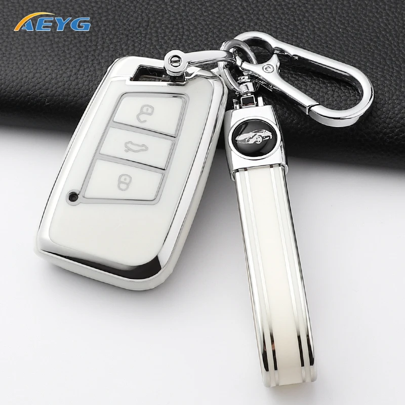 Fundas de Llaves para Coche VW Golf 7, Seat Leon, Skoda Octavia – Accesorio Interior - imagen 4