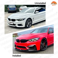 Labio parachoques delantero fibra de carbono para BMW M3 F80 y M4 F82