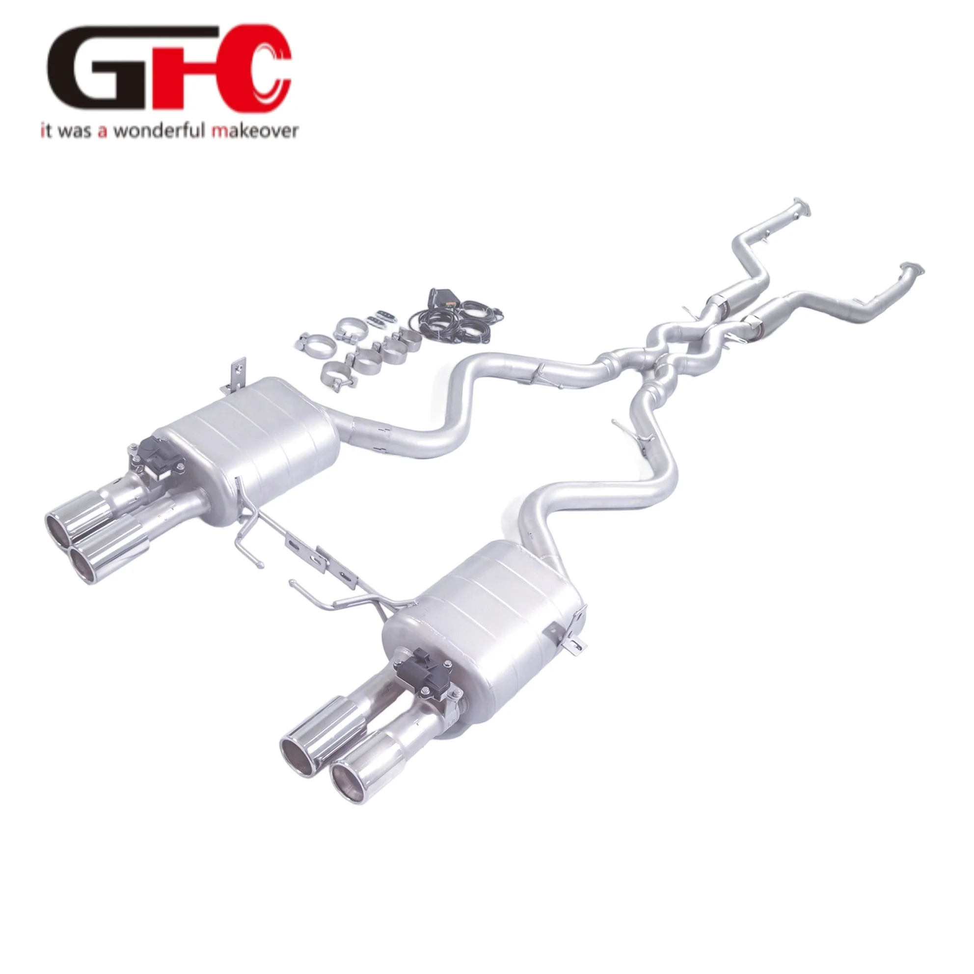 Cat-back silenciador de válvula para BMW M3/M4 E90 E92 E93 3.0L 4.0L - imagen 3