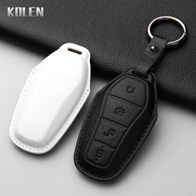 Funda de cuero para llave BYD Atto 3 – Protector de mando - imagen 4